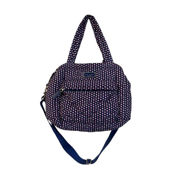 MARC JACOBS Quilted Nylon Baby Bag/Diaper Bag with Changing Pad Blue - Picture 1 of 7